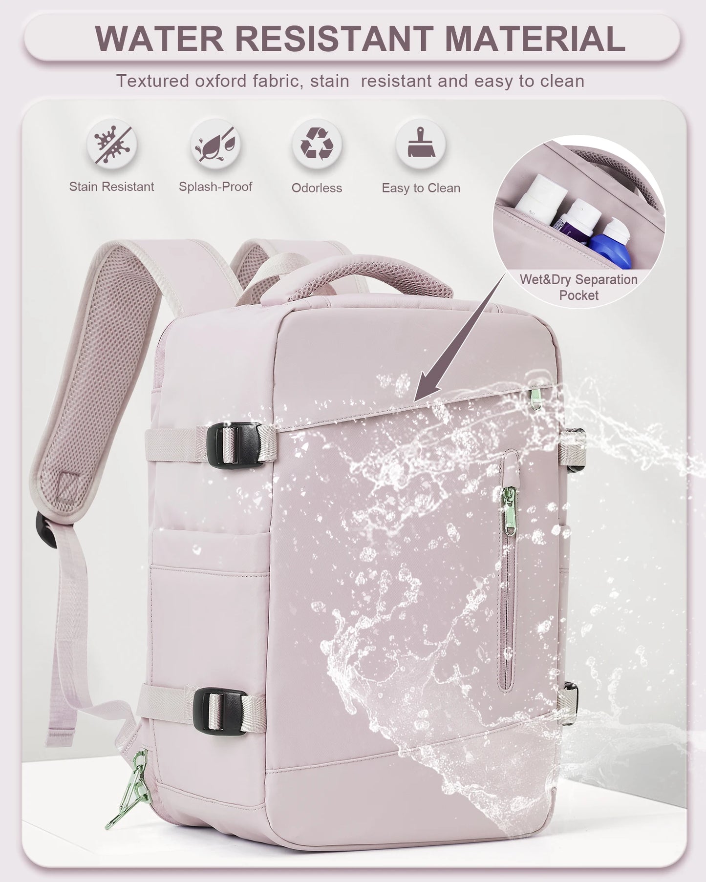 Women's Backpack Travel Suitcase Cabin Bag Aircraft