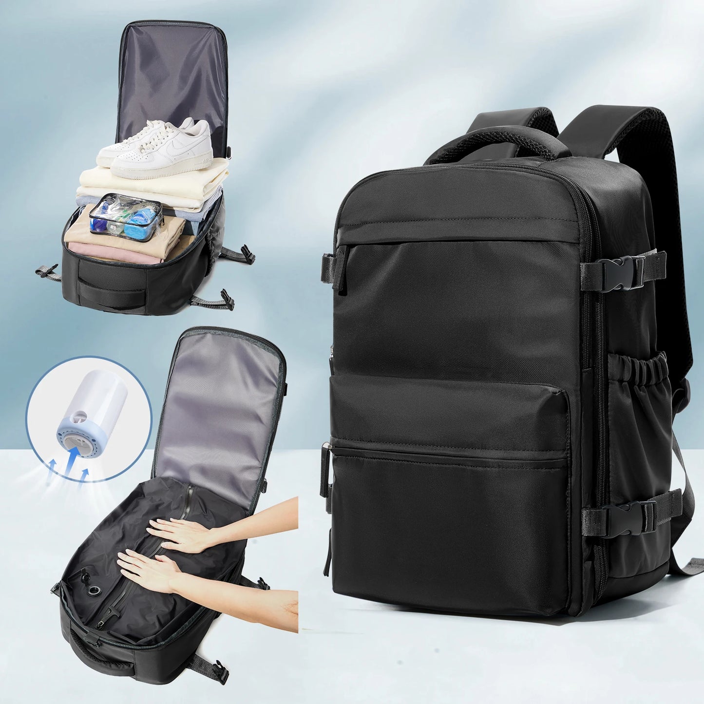 Vacuum Backpack Travel Bag