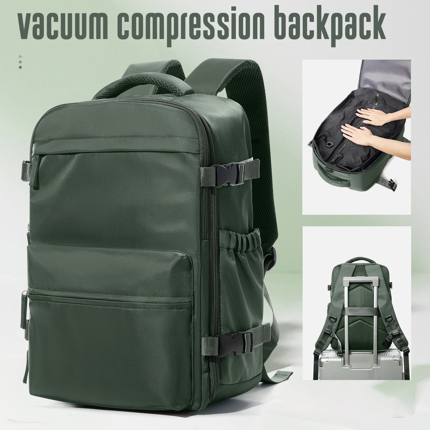 Vacuum Backpack Travel Bag