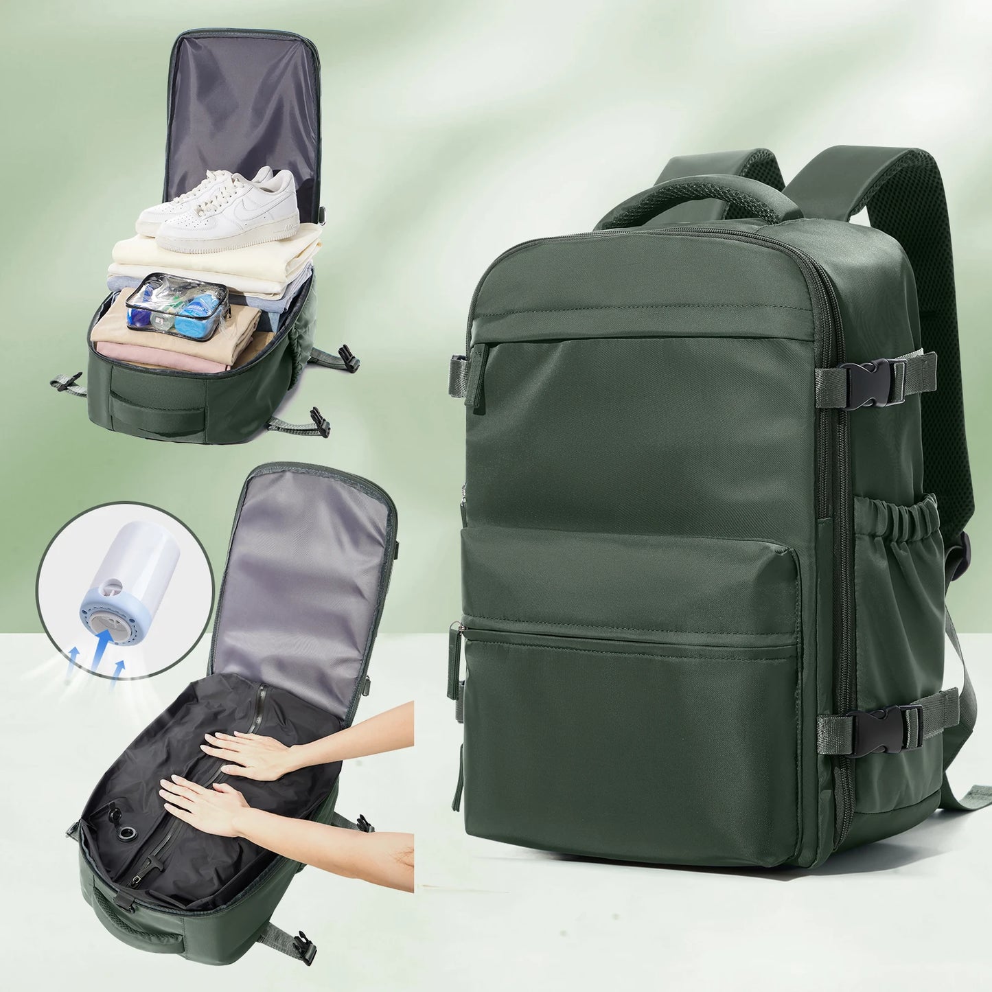 Vacuum Backpack Travel Bag