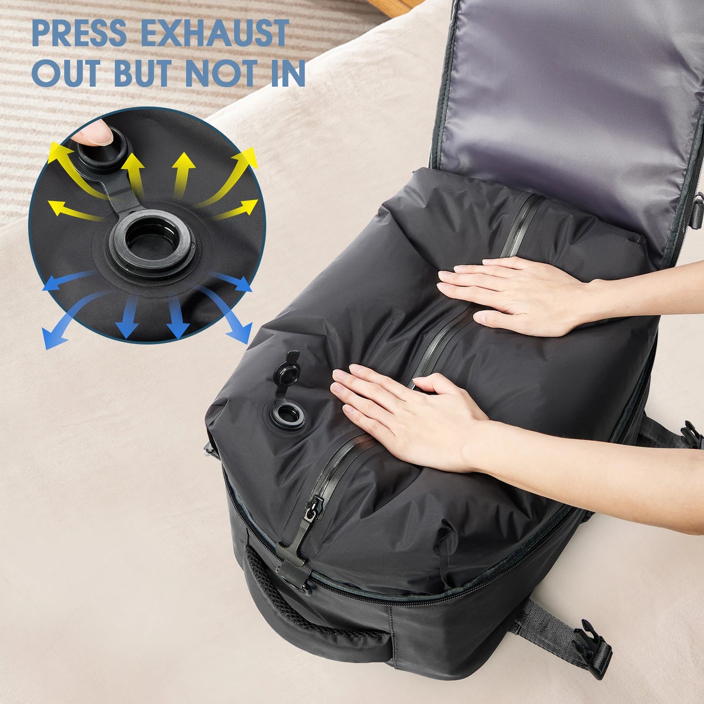 Vacuum Backpack Travel Bag