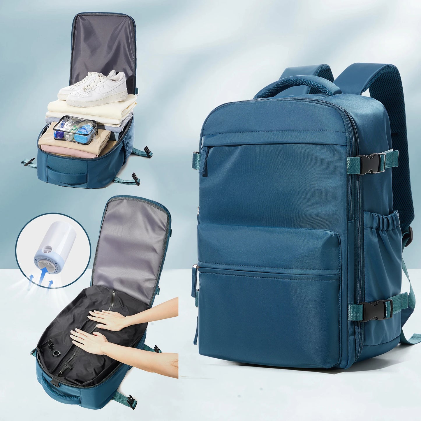 Vacuum Backpack Travel Bag