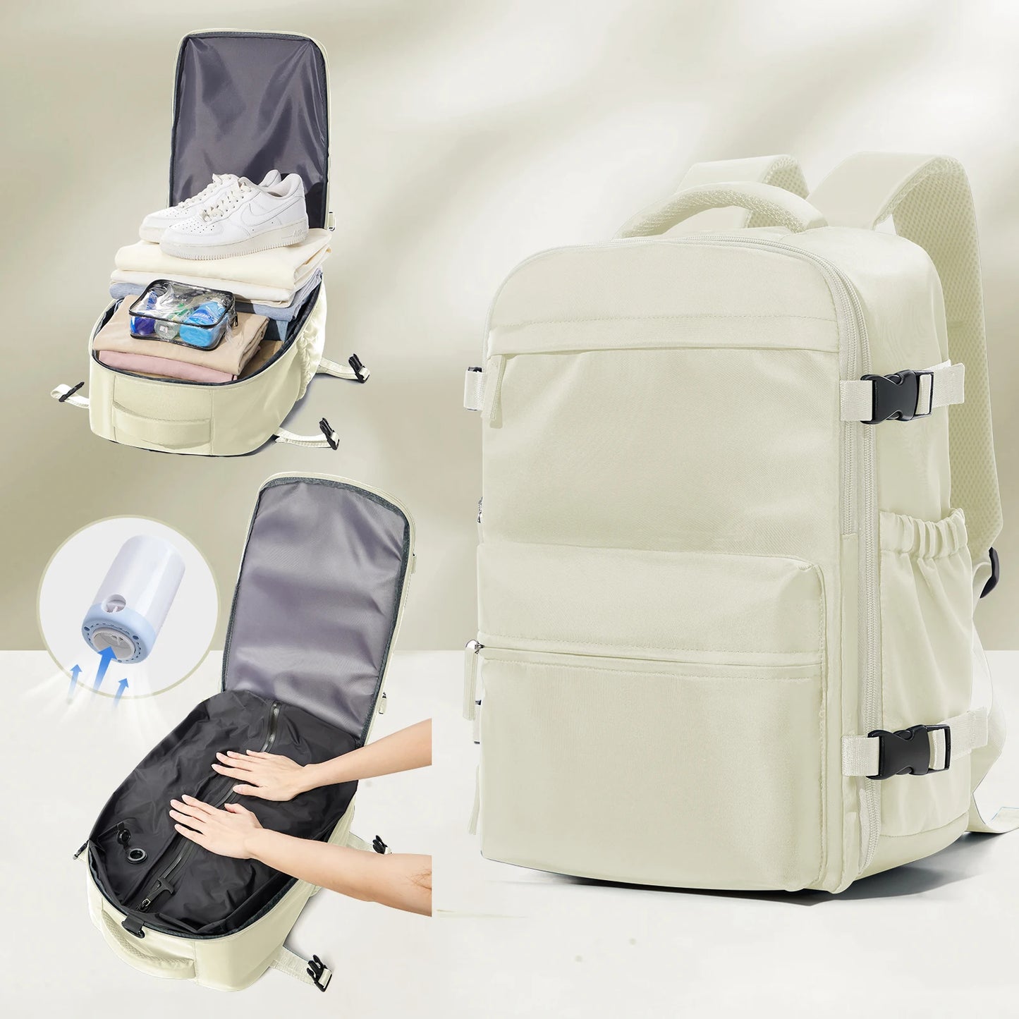 Vacuum Backpack Travel Bag